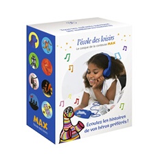 Casque audio pour boîte à histoires Max Bleu