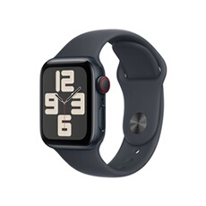 Watch SE GPS + Cellular 40mm Boîtier en Aluminium Minuit avec Bracelet Sport Minuit - S/M version 2024