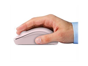 PORT Connect Collection - Souris - droitiers et gauchers - optique - 3 boutons - sans fil - 2.4 GHz - récepteur sans-fil USB/USB-C - rosé