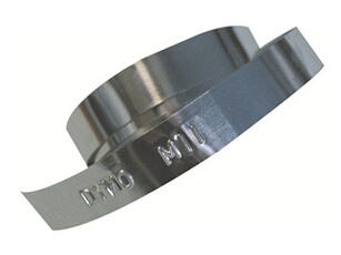 IND Embossing Aluminum Labels 1/2" - bande d'étiquettes - 1 rouleau(x)