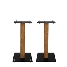 Pieds d'Enceintes Enova Hifi Majesty 50 Noir et Bois – Vendus par Paire - vue 2