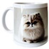 Dés à coudre en faïence décorative motif le chat persan Dés à coudre en faïence décorative motif le chat persan