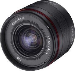 Acheter AF 12mm F2 RF-S Bon état - 300,99 € AF 12mm F2 RF-S Bon état - Samyang reconditionné disponible sur Darty
