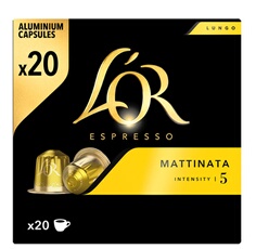 Cafe capsule Espresso Lungo Matinata Intensite 5 20 capsules