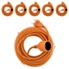 Prolongateur 16A HO5VV-F 2x 1,5 2P sans terre Orange 40m ZENITECH Prolongateur 16A HO5VV-F 2x 1,5 2P sans terre Orange 40m ZENITECH