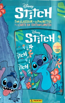 Cartes à collectionner Stitch TC Starter pack 1 classeur + 2 pochettes + 1 carte Edition Limitée Modèle aléatoire