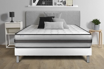 Ensemble Matelas Sommier 160x200 cm - Vitalpower Recover