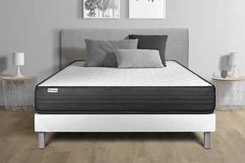 Ensemble Matelas Sommier 140x190 cm - Vitalpower