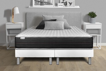 Ensemble Matelas Sommier 2x80x200 cm - Vitalmemo One