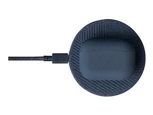 Accessoires audio Native Union Clic Wooden - Étui pour écouteurs - silicone - marine - pour Apple AirPods Pro