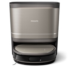 Aspirateur robot avec station tout-en-un - PHILIPS - XU9100/10 - Série 9000 - 8000 Pa - ≤ 66 dB - Métal