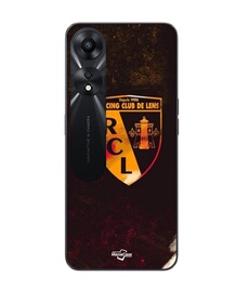 Coque Oppo A78 5G rcl lens orange fond noir