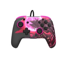 Manette filaire Rematch Wired controller pour Nintendo Switch Calamity Ganon Noir et Rose