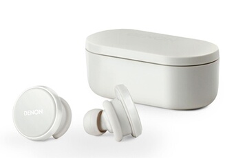 Ecouteurs intra-auriculaires sans fil Bluetooth Denon PerL Pro avec réduction de bruit Blanc
