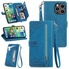 BRAND SET Étui portefeuille en cuir rétro pour iPhone 13 Pro BRAND SET Étui portefeuille en cuir rétro pour iPhone 13 Pro