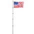 VEVOR Kit de mât de drapeaux allemand télescopique 6090 mm en aluminium noir - Décoration d VEVOR Kit de mât de drapeaux allemand télescopique 6090 mm en aluminium noir - Décoration d