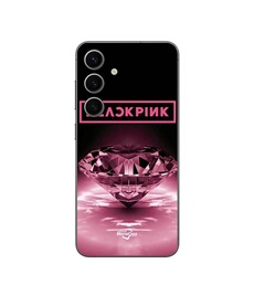 Coque Samsung Galaxy S24 FE blackpink diamond noir et rose