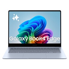 Galaxy Book4 Edge 14 Ecran tactile Copilot+ PC Qualcomm Snapdragon X Elite 16 Go RAM 512 Go SSD Gris Glacier