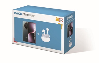 Pack Magic7 Lite 256 Go Noir + Honor Choice Earbuds X7i