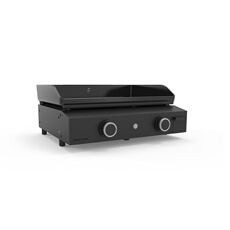 Barbecue et plancha Plancha Forge Adour PLANCHA ORIGIN GAZ 60 CHASSIS ACIER NOIR