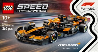 LEGO Speed Champions 77251 Voiture F1 McLaren Team MCL38