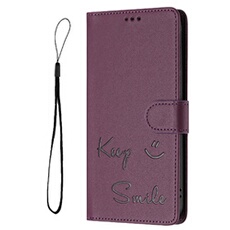 Etui Pour ZTE Blade A35 Lite Blocage RFID COUVERTURE FLIP Cuir PU Porte-cartes Portefeuille Violet