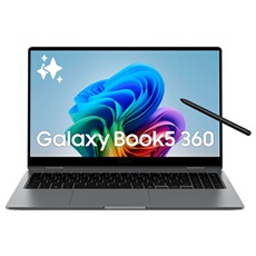 Galaxy Book5 360 écran tactile 15,6'' FHD Copilot+PC Intel Core Ultra 5 16 Go RAM 512 Go SSD Anthracite