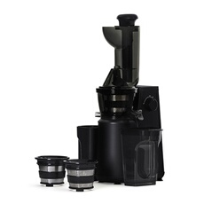 Extracteur de Jus de Fruits et Légumes vertical GSX24 H.Koenig Centrifugeuse Vitamin + sans BPA 82 mm Large Bouche 3 tamis pour jus fin ou épais et sorbet Pression douce 50 tours - vue 2