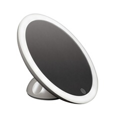 Miroir beauté éclairé rechargeable avec ventouse ajustable et mobile grossissant HAEPI HI Colette Eclairage LED - vue 2