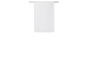 Sans marque Paire de vitrages transparent, IDEALIS, L.60 X H.90 Cm blanc