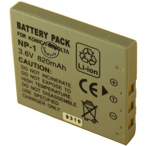 Baterie Minolta NP-400 1600mAh Li-Ion 7.4V, kvalitní náhradní Baterie Minolta NP-400 1600mAh Li-Ion 7.4V, kvalitní náhradní