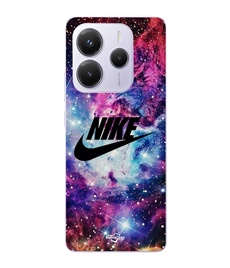 Coque Xiaomi Redmi Note 14 5G nike logo noir stylé Rose Vif Violet Bleu