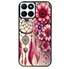 Coque noire pour Honor 400 LITE motif leopard et fleur Coque noire pour Honor 400 LITE motif leopard et fleur