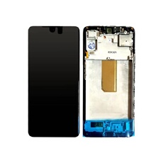 Original Ecran LCD et Vitre Tactile Pulled avec Châssis Noir pour Galaxy M54 5G M546