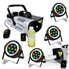 Ibiza LC806S Boîtier multiprise lumière 8 Voies 19 Noir & Zenitech Ibiza LC806S Boîtier multiprise lumière 8 Voies 19 Noir & Zenitech