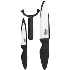 Set 3 pieces ceramique (office, Chef, eplucheur)