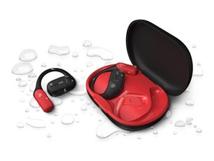 Ecouteurs Philips TAA6709BK - Écouteurs sans fil avec micro - oreille dégagée - Bluetooth - noir