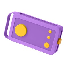 Coque officielle en silicone pour Ma Fabrique à Histoires violet