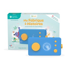Conteuse d'histoire intéractives Ma Fabrique à Histoires bleu
