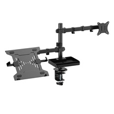 Support articulé XtendMounts Flex Noir pour écran plat ou incurvé de 17" à 32"