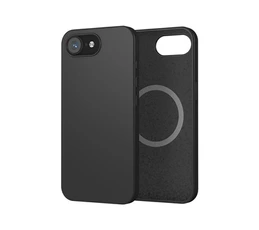 Coque et étui téléphone mobile Wefix en silicone MagSafe Noir pour iPhone 16e et 17e