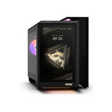 Gaming MEG Vision X AI 2NVZ9-021FR-B9285KVZ3264GS2TX11MALZ9 avec écran tactile avant Intel Core Ultra 9 64 Go RAM 2 To SSD Nvidia GeForce RTX 5090 Noir