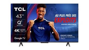 TV QLED Pro 43QLED780 108 cm 4K Aluminium brossé