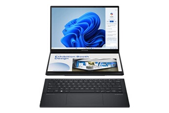 ZenBook Duo UX8406CA-PZ011W - Avec clavier détachable - Intel Core Ultra 9 - 285H / jusqu'à 5.4 GHz - Win 11 Home - Intel Arc Graphics - 32 Go RAM -