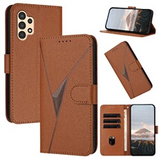 Coque pour ZURSANA Samsung Galaxy A13 5G Etui De Téléphone Cuir PU Premium Avec Couvercle de Protection Flip Slots de Cartes - Brun