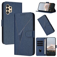 Coque pour ZURSANA Samsung Galaxy A13 5G Etui De Téléphone Cuir PU Premium Avec Couvercle de Protection Flip Slots de Cartes - Bleu