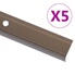 Flexxstairs trapprofiel aluminium deluxe 90 cm zilver 5 stuks Flexxstairs trapprofiel aluminium deluxe 90 cm zilver 5 stuks