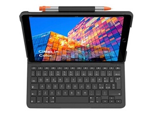 Slim Folio - Clavier et étui - sans fil - Bluetooth - QWERTY - Italien - graphite - pour Apple 10.5-inch iPad Air (3ème génération)