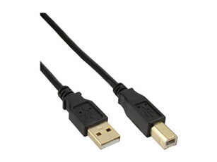 InLine - Câble USB - USB (M) pour USB type B (M) - 10 m - noir