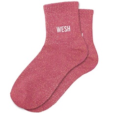 Chaussettes Paillettes Multicolores Unisex STC - Socquettes Brillantes Pour Look Festif